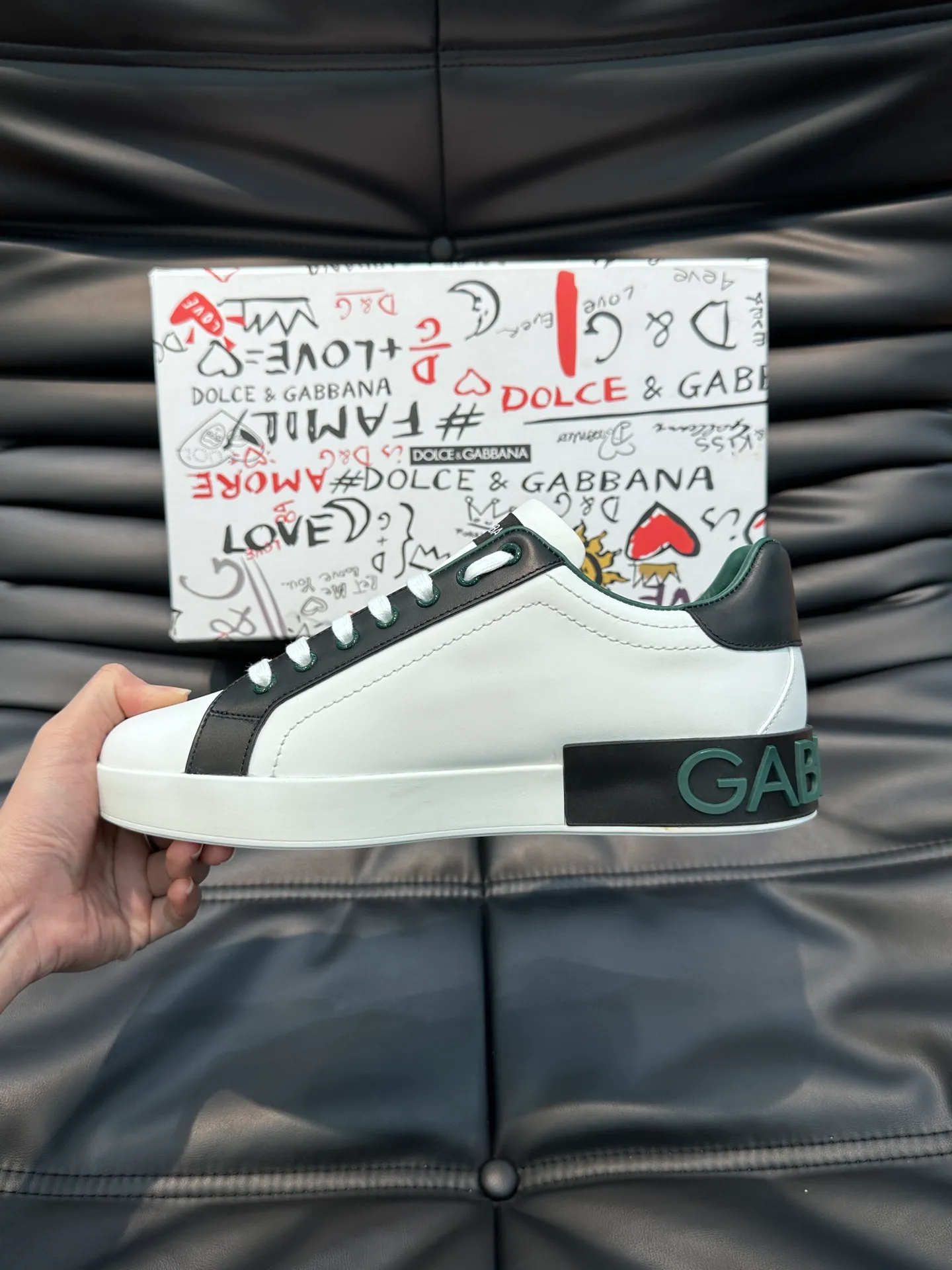 Men's shoes 💰p400 "DG" premium men's casual sports shoes! Imported original cowhide, imported original hardware, exquisite and luxurious, super A level! Compared with the genuine product at the counter, the version is no worse at all! Size:38-45 (46 customized)